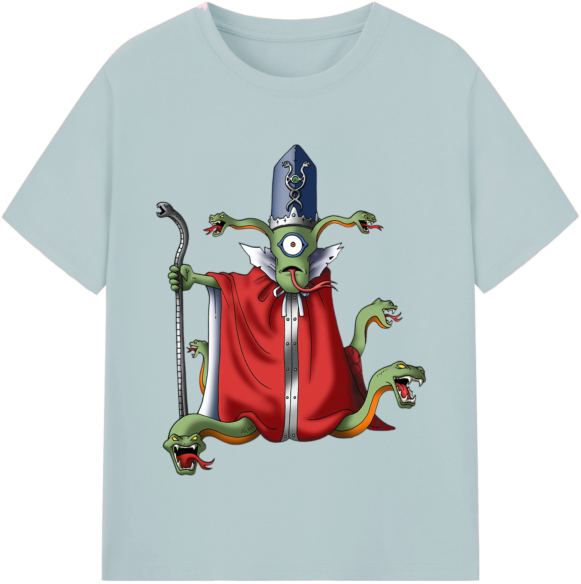 （画像用） ドラゴンクエスト Doragon Kuesuto Dragon Quest 綿100％半袖Tシャツ（フロントプリント）